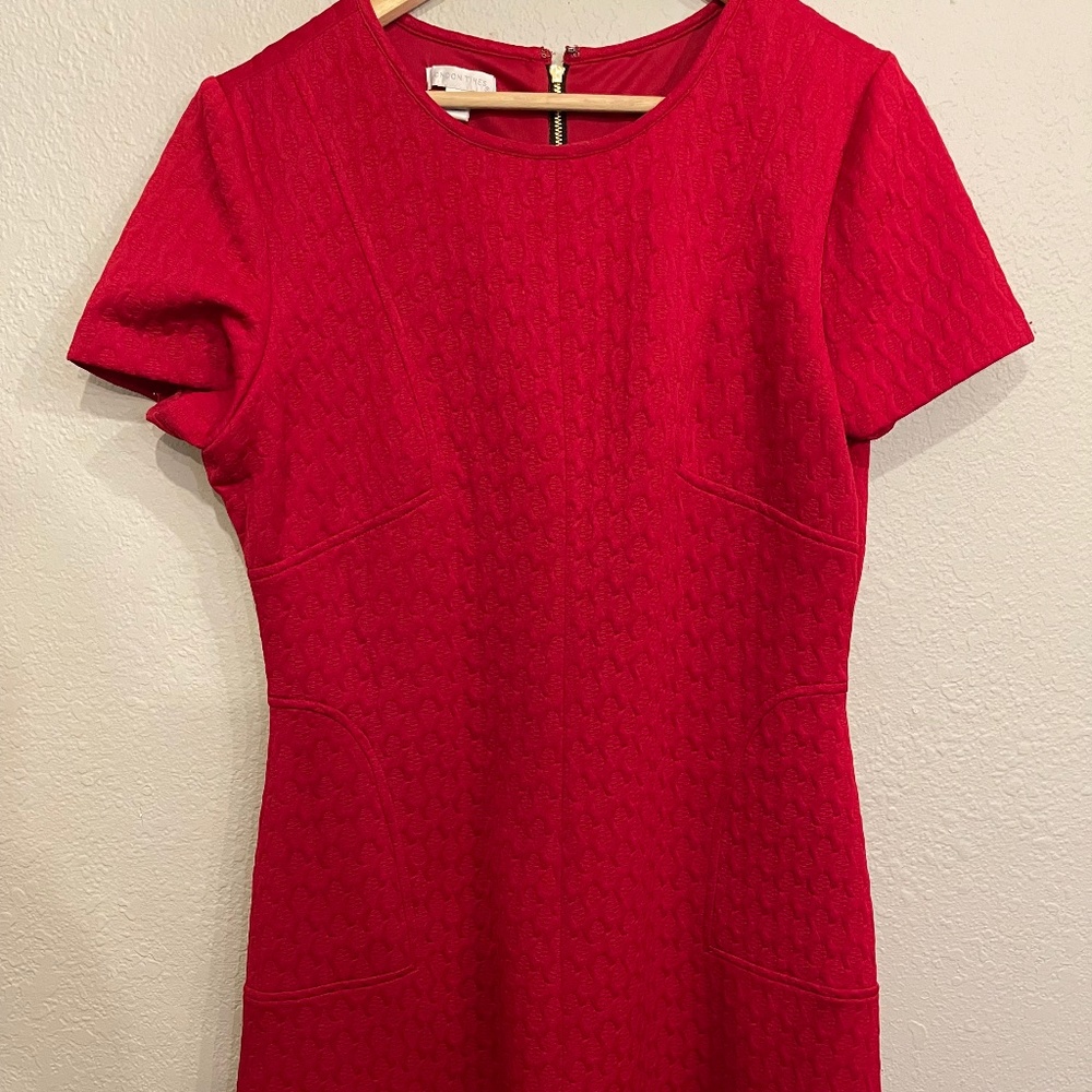London Times Red Dress 16